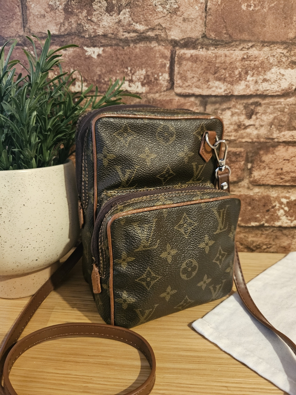 Louis Vuitton Vintage Monogram Crossbody Bag